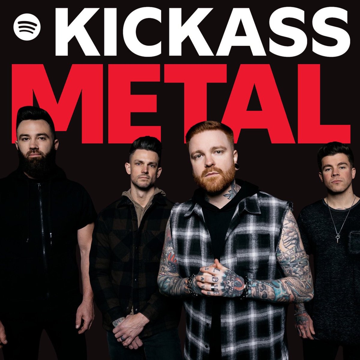 We’re featured on the cover of the Kickass Metal <a href="/Spotify/">Spotify</a> playlist! Go stream SHAPESHIFTER 🤘 open.spotify.com/playlist/37i9d…