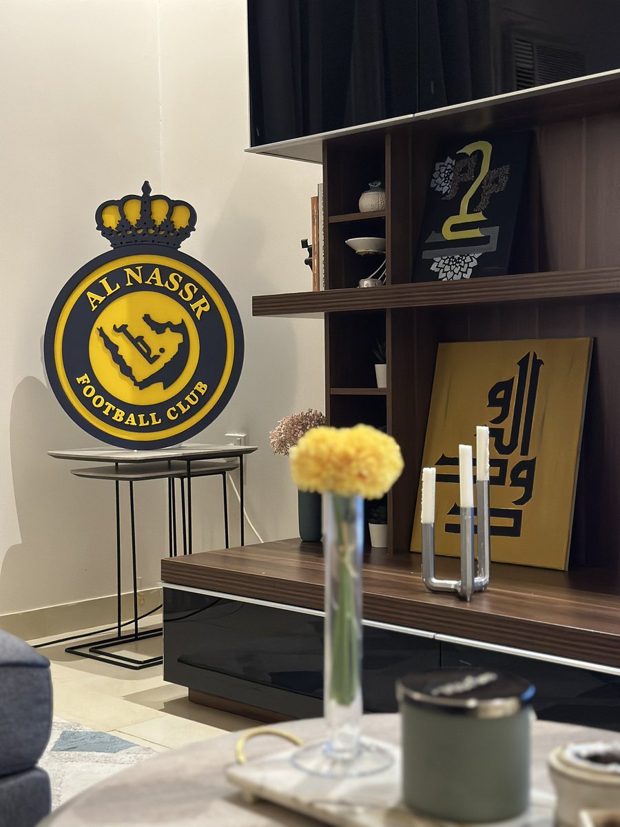 ياخوان ما توقعتها بهذه الجودة والله رهيبه رهيبه جداً , شعار 3D 😰💛💛💛💛💛