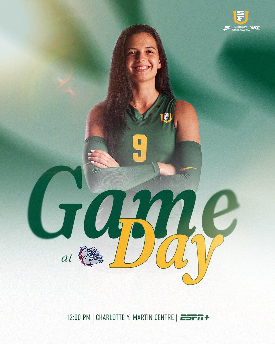 Ending WCC play in Spokane! 😤

🆚 Gonzaga
⏰ 12:00 p.m.
📍 Charlotte Y. Martin Centre
📺: t.ly/Rg_bL
📊: t.ly/utOcb

#USFDons | #WCCsports