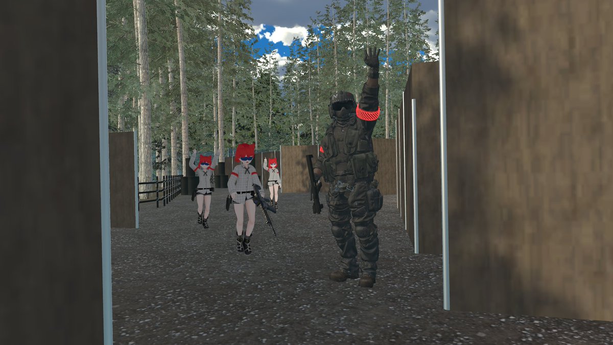 VRサバイバルゲームフィールド【ShooterZoneVRC】毎週月曜開催 tweet media