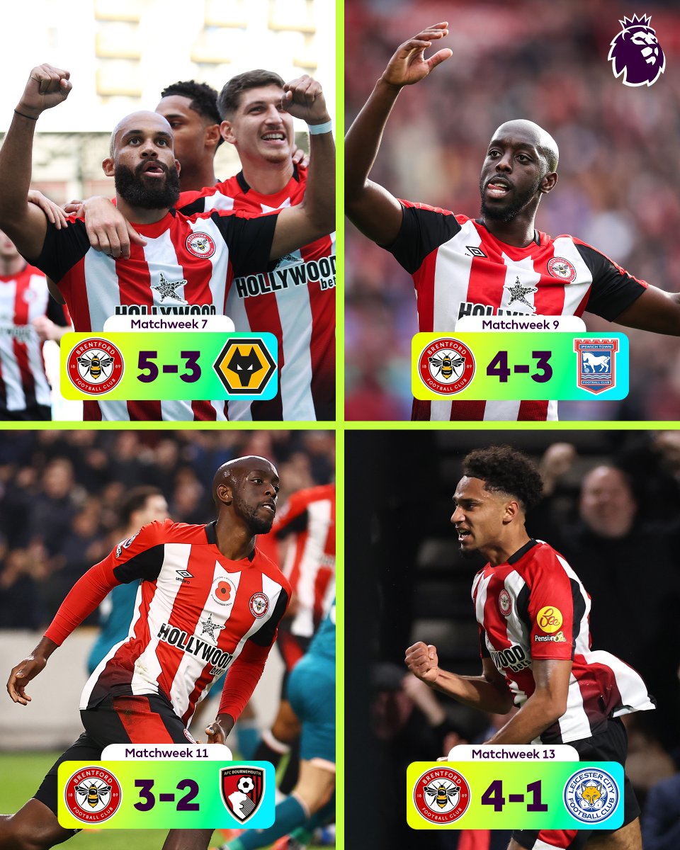 Entertainment guaranteed 🔥

Four straight home wins for Brentford.