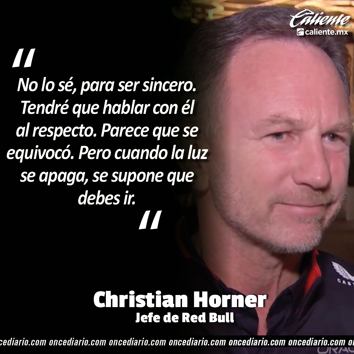 oncediariomx's tweet photo. #F1 | 🗣️"TENDRÉ QUE HABLAR CON ÉL AL RESPECTO"

Christian Horner, jefe de #RedBull, habló de la salida de Checo Pérez🇲🇽 desde el pitlane y el ser superado por Franco Colapinto🇦🇷 en la carrera sprint. 

#GPdeQatar | #QatarGP 🇶🇦 https://t.co/LfXTXuSs0B