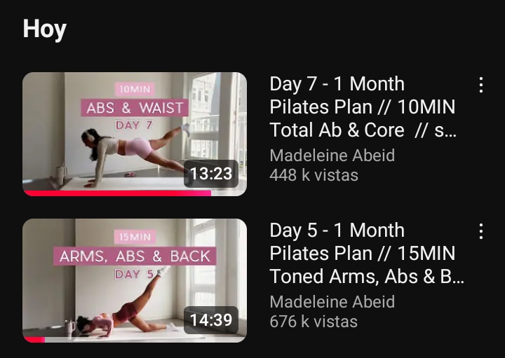 doucethv's tweet photo. si quieren hacer pilates en su casita y ver cambios o sentir el abdomen duro (elimina flacidez) sigan los videos de Madeleine Abeid, esos hago yo veinte min antes de dormir todos los días y son un +1000 https://t.co/8rFcF5jiWs