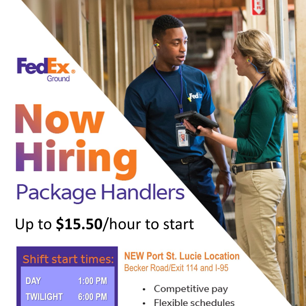 SandyVJones1997's tweet photo. Sign up and find FedEx jobs!
Starting at $15 per hour.
Applicant needed.
Click on the below link.
E-mail Submit &amp; sign up with your zip code.

Claim: https://t.co/qDketcuJ5V

#GOT7 #Hindutva #TBSNews #Reid #HR #genz #worklifebalance #flexibility #workplace #HRtrends https://t.co/7P5AOjY97X