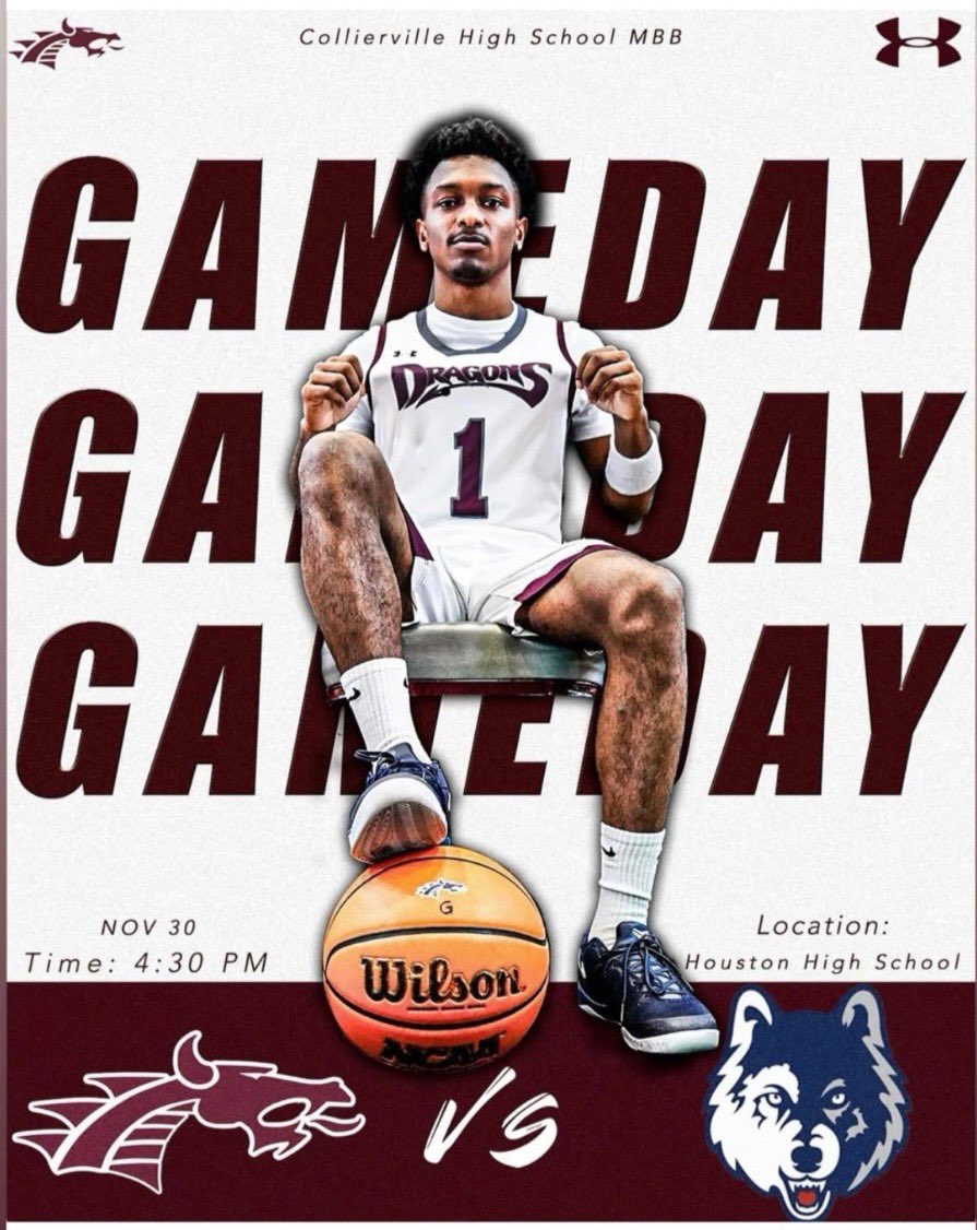 cvilleu_mbb's tweet image. Dragon Nation it’s Gameday‼️🐉 Quick trip across town to take on the RCA Wolves in the Battle of the Borders at Houston HS

🆚 Rossville Christian Academy
📍 Houston High School 
⏰ 4:30 pm