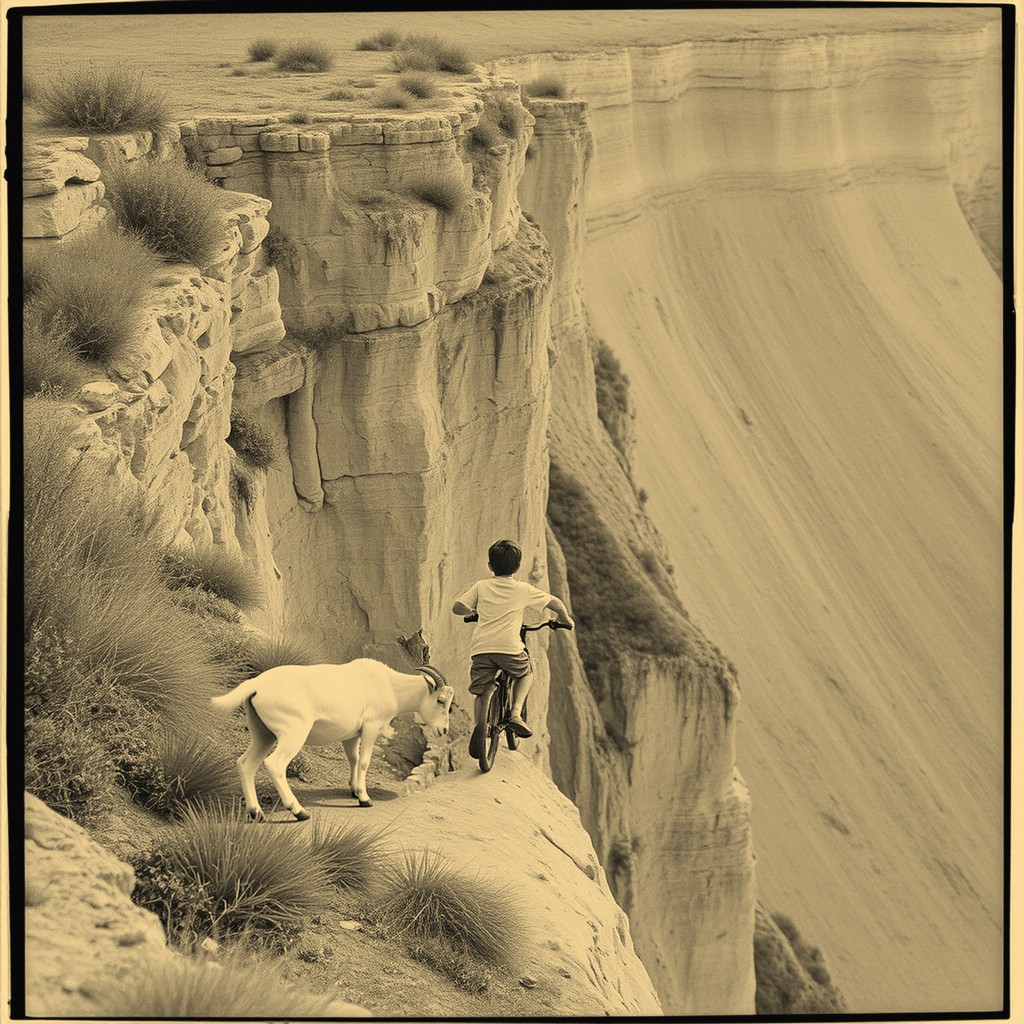 Playing Outside 16
Mark took a goat as his trail guide, and things escalated quickly. Now it’s a real cliffhanger.
objkt.com/tokens/KT1Tq4J…
#tezos #tezosart