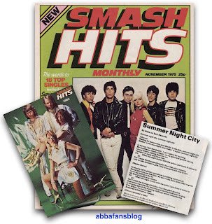 Alan_Hogg's tweet image. This issue of Smash Hits from November 1978 included the lyrics to the @ABBA single “Summer Night City” and a poster of the group on the back page
#Abba #SummerNightCity #SmashHits

abbafansblog.blogspot.com/search?q=Smash…