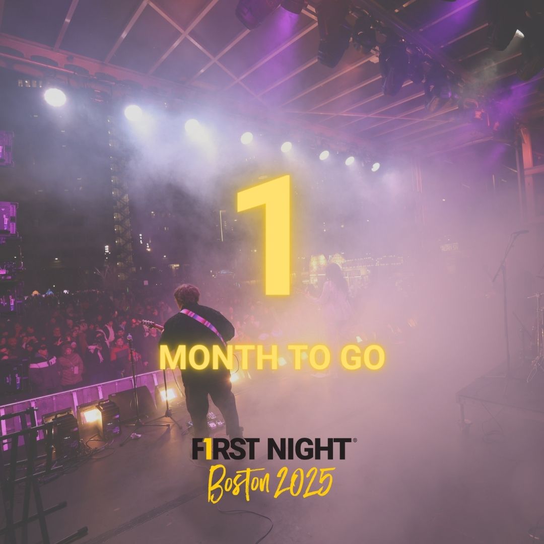 FirstNight's tweet photo. We're officially ONE month away from #FirstNightBoston 2024! We'll see you soon 😁 https://t.co/eiv38ROQe3