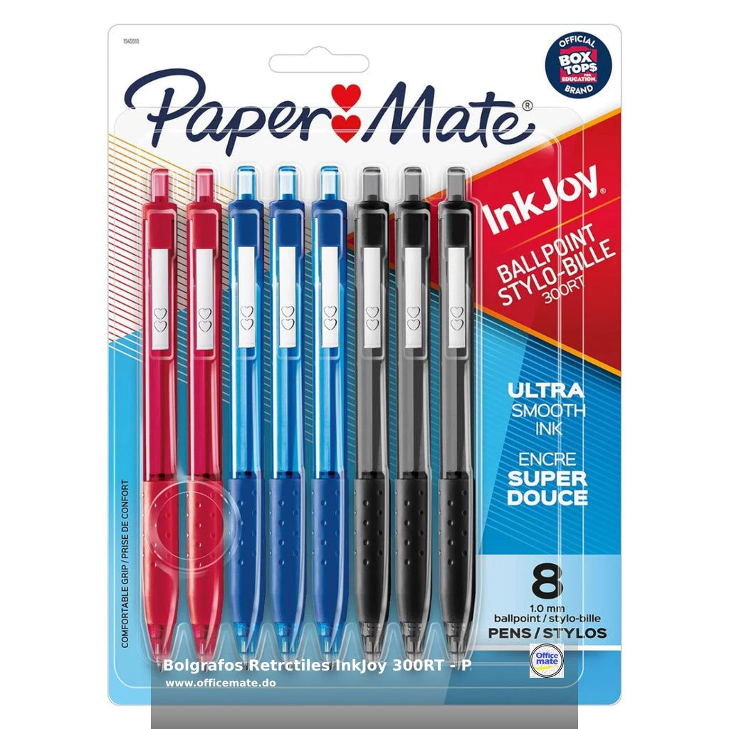 OfficemateRD's tweet image. 🚨Destacado 😍 Bolígrafos Retráctiles InkJoy 300RT - Pack de 8 - Paper Mate 😍. 
Compra Ahora! 👉👉 shortlink.store/d6vouiggvbz8

#Papelería  #PapeleríaCreativa #Stationery #Oficina #MobiliarioDeOficina #Organización #EscritorioBonito  #Tendencias #Papel #Officemate #Silla #Office