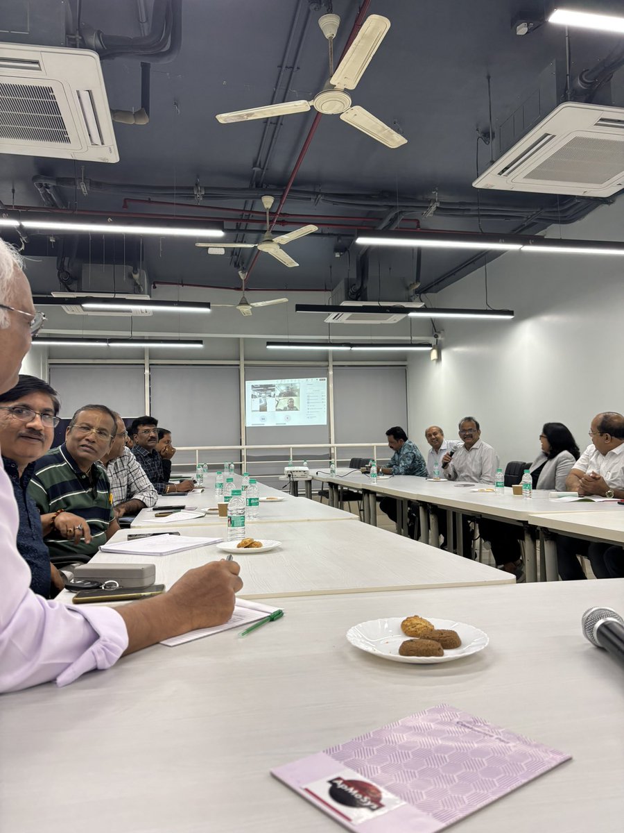 nmcultural's tweet photo. Today historic founders meeting . The meeting is historic because KJG has called the first meeting after acquiring land for temple. @EAPatilAssocia1 https://t.co/kqgXjtZnO9