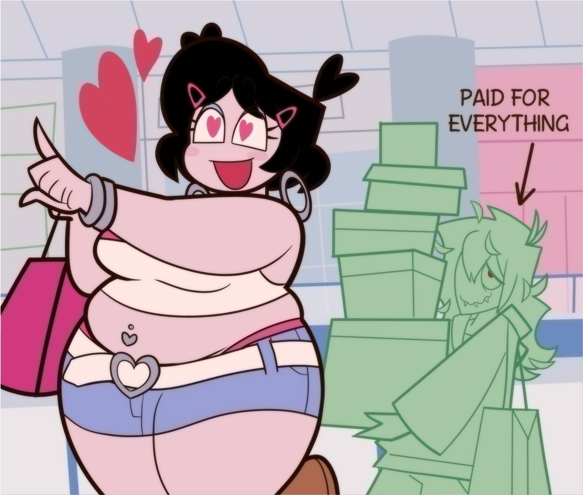 milkkirie's tweet image. Shopping date 🛍️ ❤️