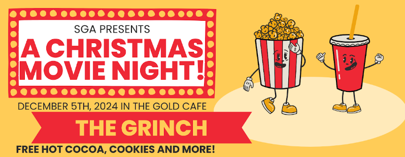 memorialsga's tweet photo. This Thursday we present our second annual movie night! This time we will feature a holiday classic, The Grinch. Bring a blanket or chair! Snacks are free. https://t.co/vow8EMu0En