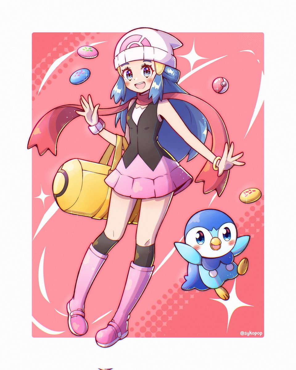 Fanart of Dawn and Piplup!💖
#pokemonfanart
