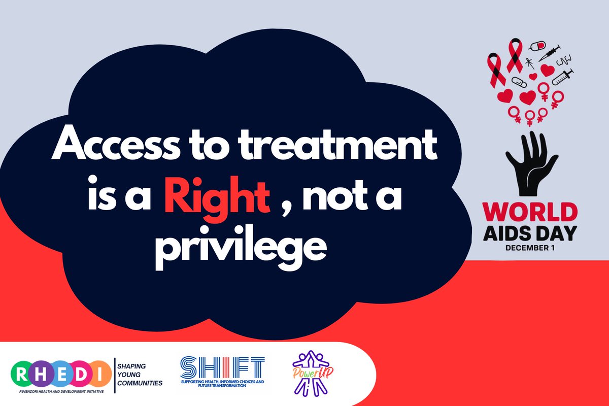 DanielJoMugume's tweet photo. Getting HIV treatment isn’t a favor, it’s a right for everyone.
It keeps affected people healthy and strong.
No one should feel left out or judged.
We can all make sure everyone gets the care they need❗️
#WorldAIDSDay2024 #IKnowKati #endaidsby2030 @UNYPA1 @beewol @aic_ug https://t.co/FyHZsvGwxP