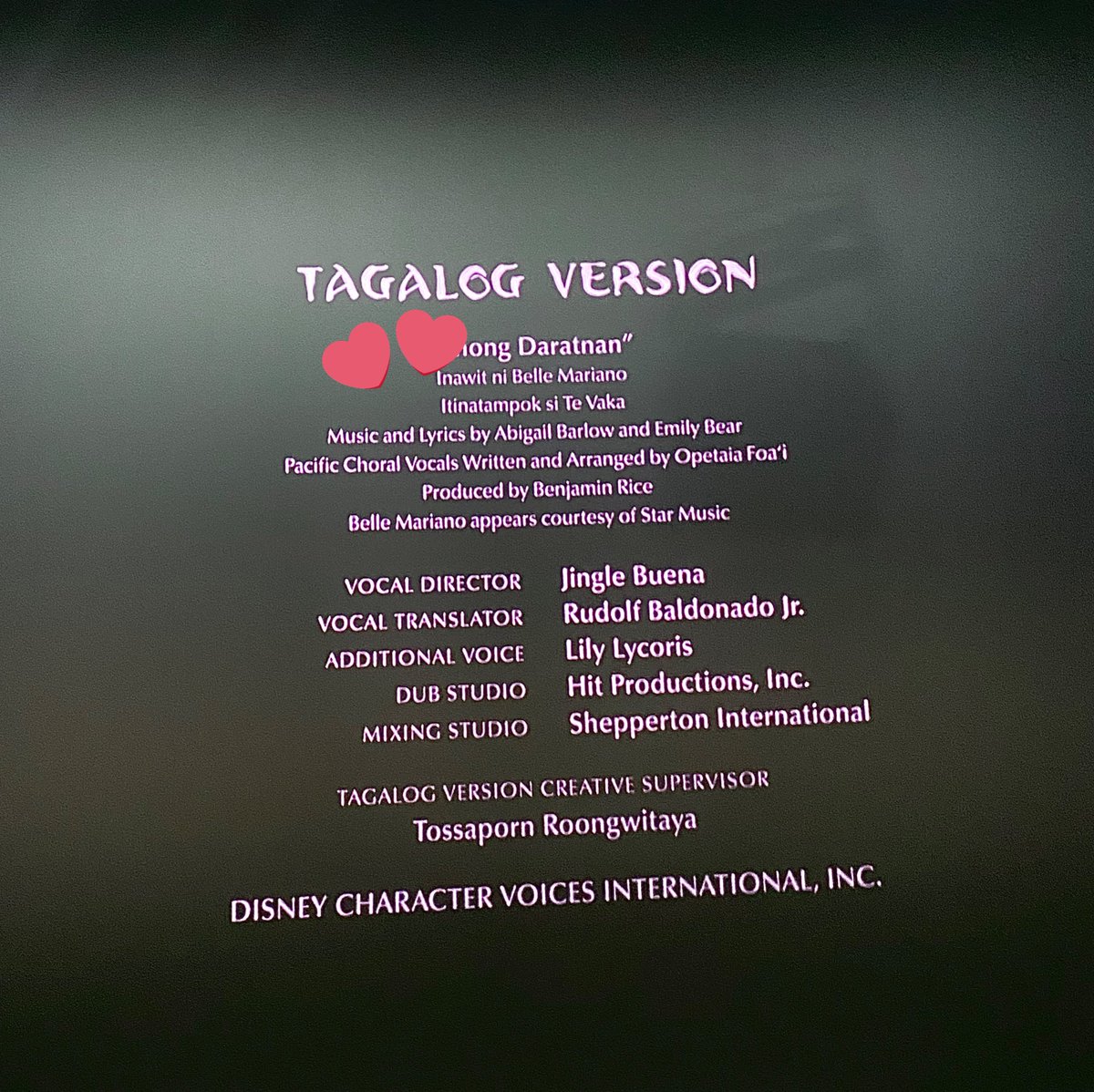 I am a proud OA Momma 
Nakakataba ng puso, hearing  praises for you my dear #Moana | #BelleMariano

<a href="/bellemariano02/">Belle Mariano</a> 
<a href="/DisneyStudiosPH/">Disney Studios Philippines</a> 
<a href="/IMAX_SMCinema/">IMAX SM Cinema</a>