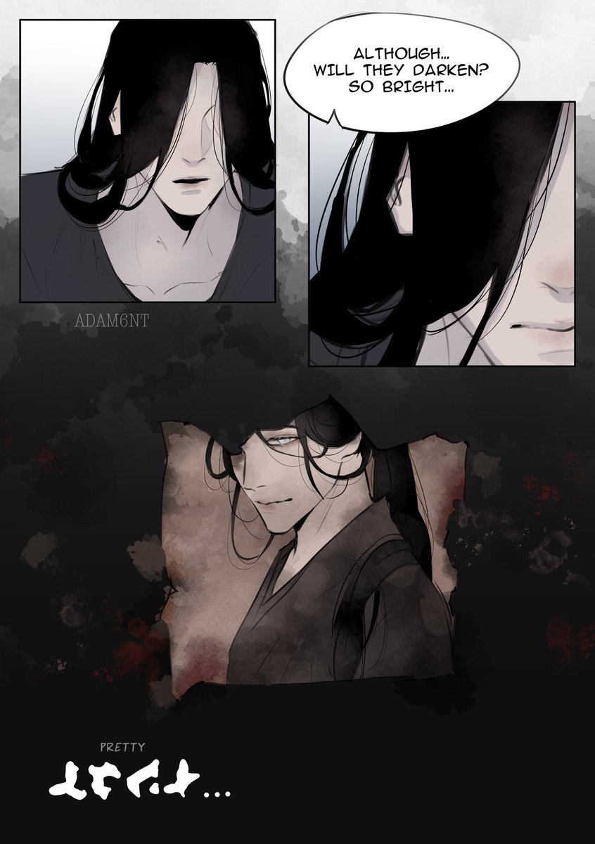 Headcanon he remembered his eyes at that moment😇
  #文字化化 #homicipher #Homicipher_art