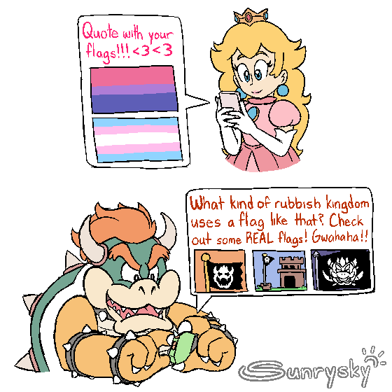 sunrysky's tweet photo. Flags
#SuperMario https://t.co/TFZfwaGgVS