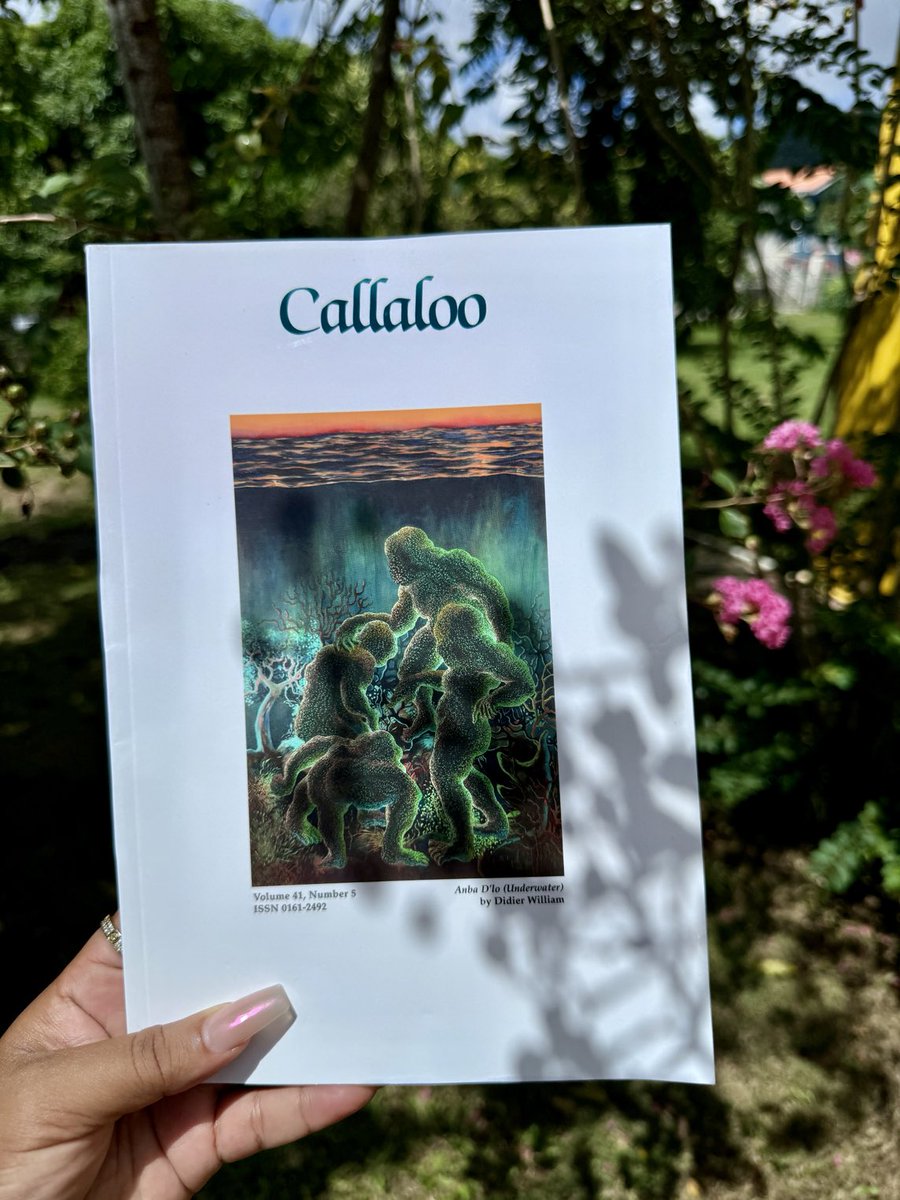LiterallyAmanie's tweet photo. In May I celebrated a huge milestone- my first piece of published writing! It was an honour to have my short story 'A Prayer For Chantal' featured in ⁦@CallalooJournal⁩, a leading publication celebrating art, literature, and culture from the global African diaspora. https://t.co/76DIaetOaq
