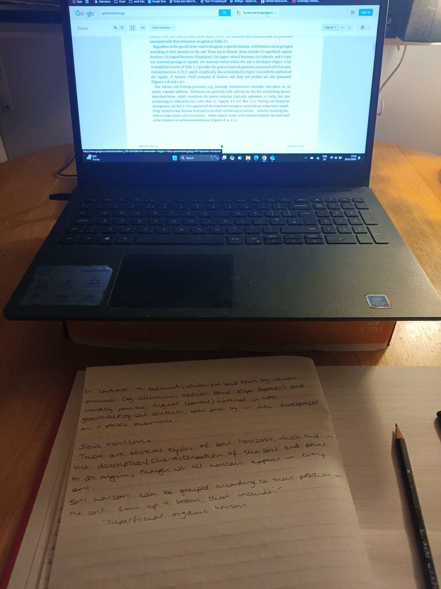 Zoe__Em's tweet image. It may be Saturday, but I'm spending my evening doing some #geoarchaeology reading whilst listening to (and totally not getting distracted  by) @bushontheradio's #indiedisco on in the background 

🎶  you know you cannot hide from what's inside 🎶