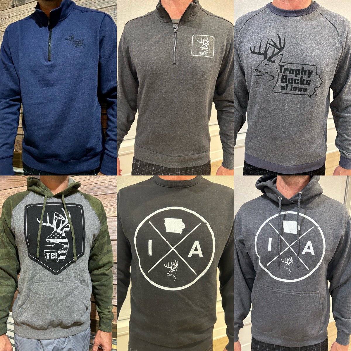 Black Friday Sale through the weekend .  T-shirts as low as $8.00, quarter zips for $25.  trophybucksofiowa.com. Free decals on all orders.