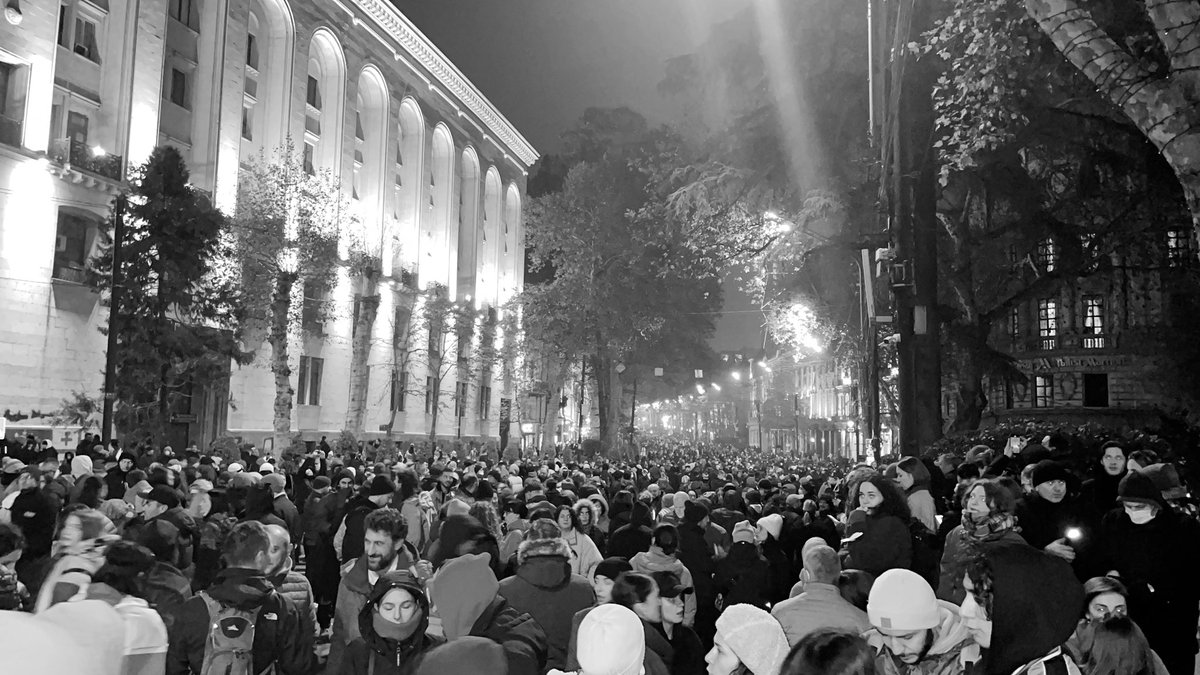 VashaloMidzee's tweet photo. 30.11.2024  #TbilisiProtests  👊🏻❌ #Freedom https://t.co/x7qQ8h51gl