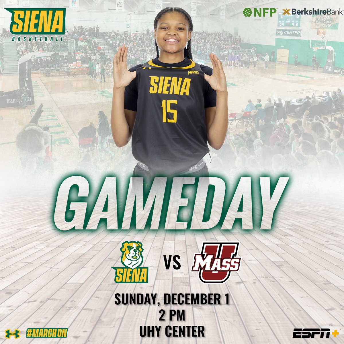 Siena Saints (@sienasaints) on Twitter photo π NOW βΌοΈ
#SienaSaints π <a href="/UMassWBB/">UMass Women's Basketball</a>
π Loudonville, NY
ποΈ UHY Center
πΊ <a href="/ESPNPlus/">ESPN+</a> β‘οΈ t.ly/5eVAq
π t.ly/e-ERp
π t.ly/yuV6D
π» <a href="/WVCR88_3/">WVCR 88.3</a> β‘οΈ tinyurl.com/3vjswrps
FOLLOW <a href="/Siena_WBB/">Siena Womenβs Basketball</a> for live updates
#MarchOn π NOW βΌοΈ
#SienaSaints π <a href="/UMassWBB/">UMass Women's Basketball</a>
π Loudonville, NY
ποΈ UHY Center
πΊ <a href="/ESPNPlus/">ESPN+</a> β‘οΈ t.ly/5eVAq
π t.ly/e-ERp
π t.ly/yuV6D
π» <a href="/WVCR88_3/">WVCR 88.3</a> β‘οΈ tinyurl.com/3vjswrps
FOLLOW <a href="/Siena_WBB/">Siena Womenβs Basketball</a> for live updates
#MarchOn