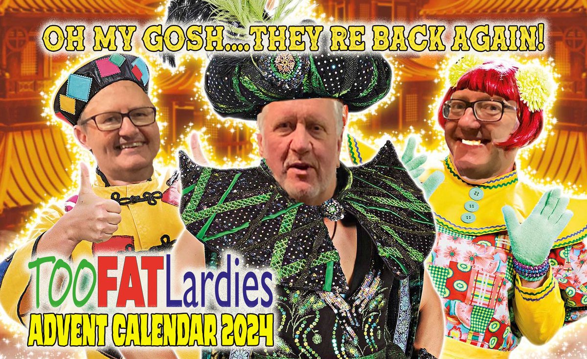 TooFatLardies's tweet image. Tune in tomorrow for the first window of the 2024 Advent Calendar!