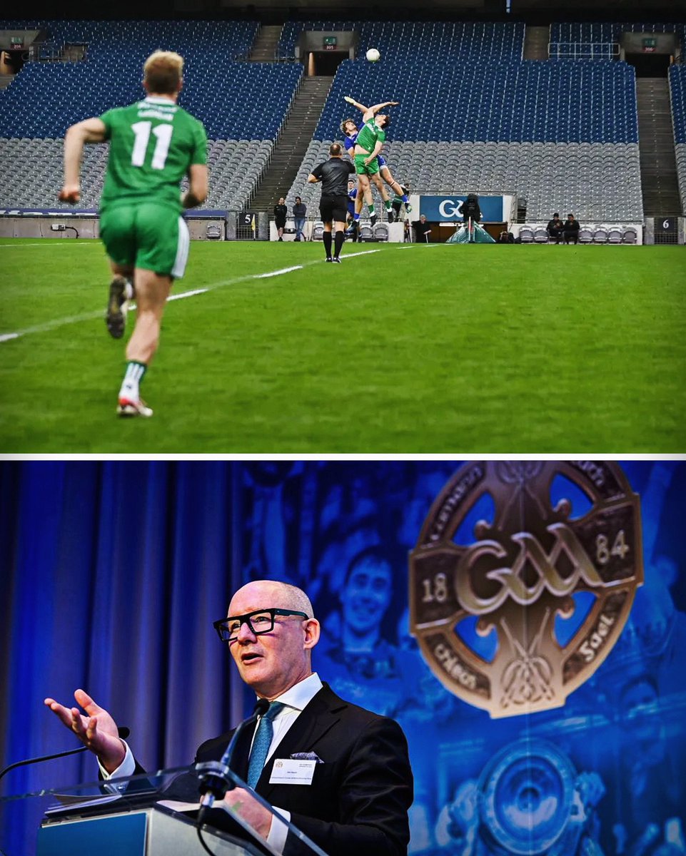 New Rules Passed✅

Enabling Motion✅
ℹ️Rules apply to both County + Club, not Third Level competitions.

1v1 throw-in✅
ℹ️1v1 throw-in to start each half, other midfielders on opposite sidelines.

Kickouts✅
ℹ️Kickouts have to land outside the new 40m arc.

Goalkeepers✅
ℹ️