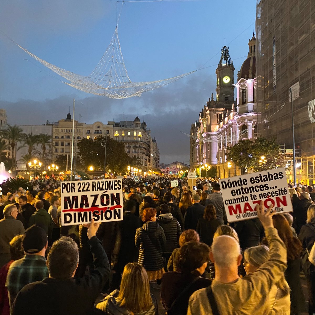 El president a Picassent #MazonDimissió