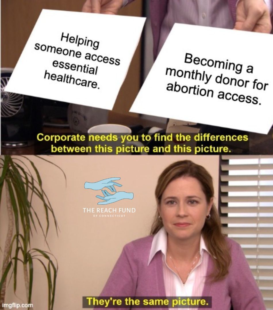 Become a monthly donor at reachfundct.org/donate

#FundAbortion #ReproductiveFreedom