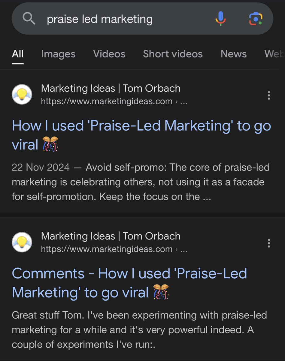 The marketing ideas by Tom Orbauch is the best marketing newsletters I currently read.