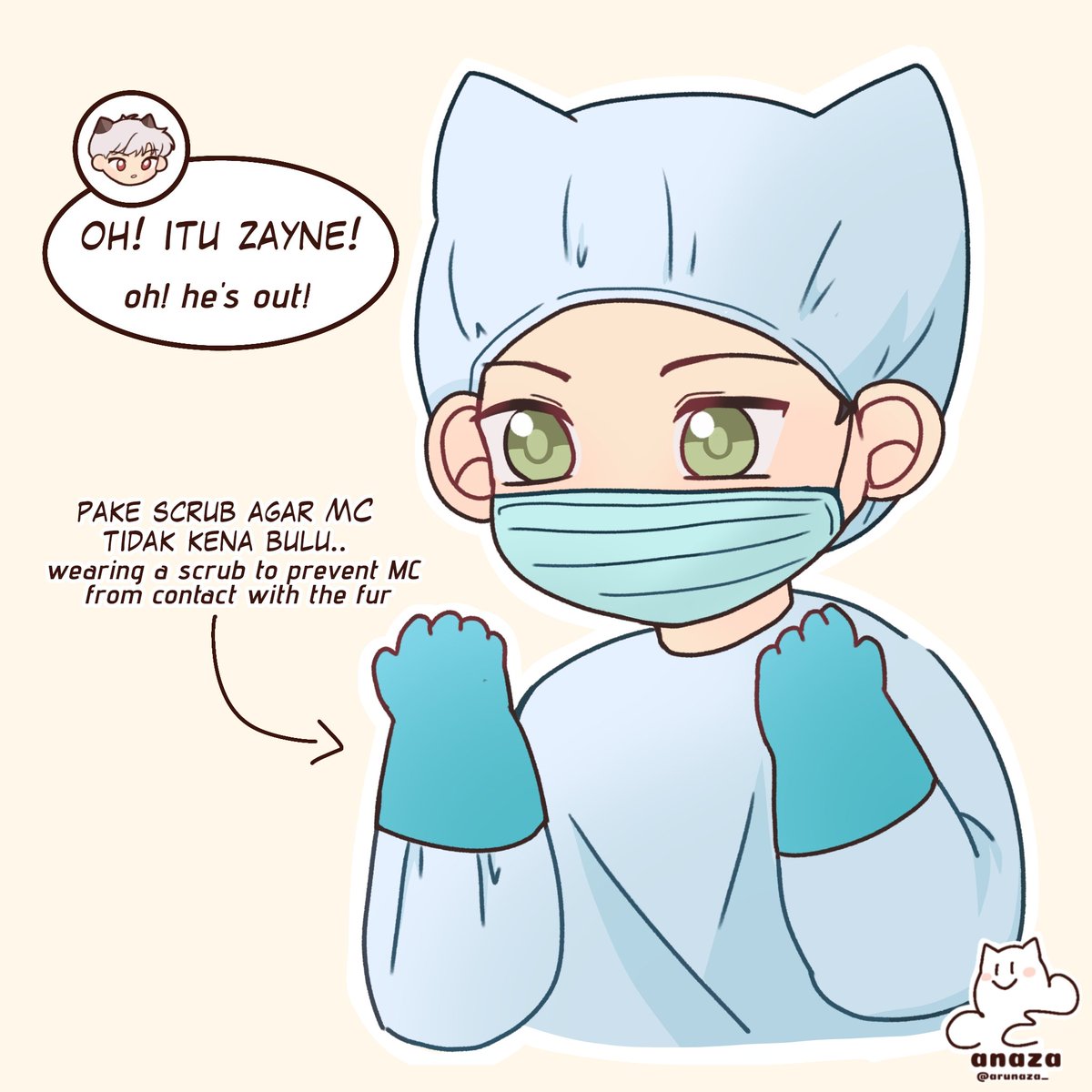 haeyanaza's tweet image. Human Caretaker 🔄 (1/2)

#恋与深空 #LoveandDeepspace  #YesCatCaretaker #Xavier #Zayne #Rafayel #Sylus