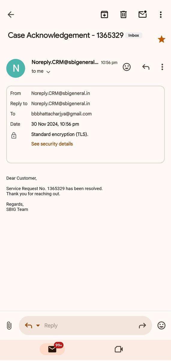 bbbhattacharjya's tweet photo. @sbigeneral @challasetty @nsitharamanoffc @FinMinIndia @AssamFinDept @jagograhakjago @SBI_Health I received a mail stating that my issue is resolved, but in my application, it still shows that my policy is expired. Is this issue resolved only in your dreams? https://t.co/buJVC0neuS