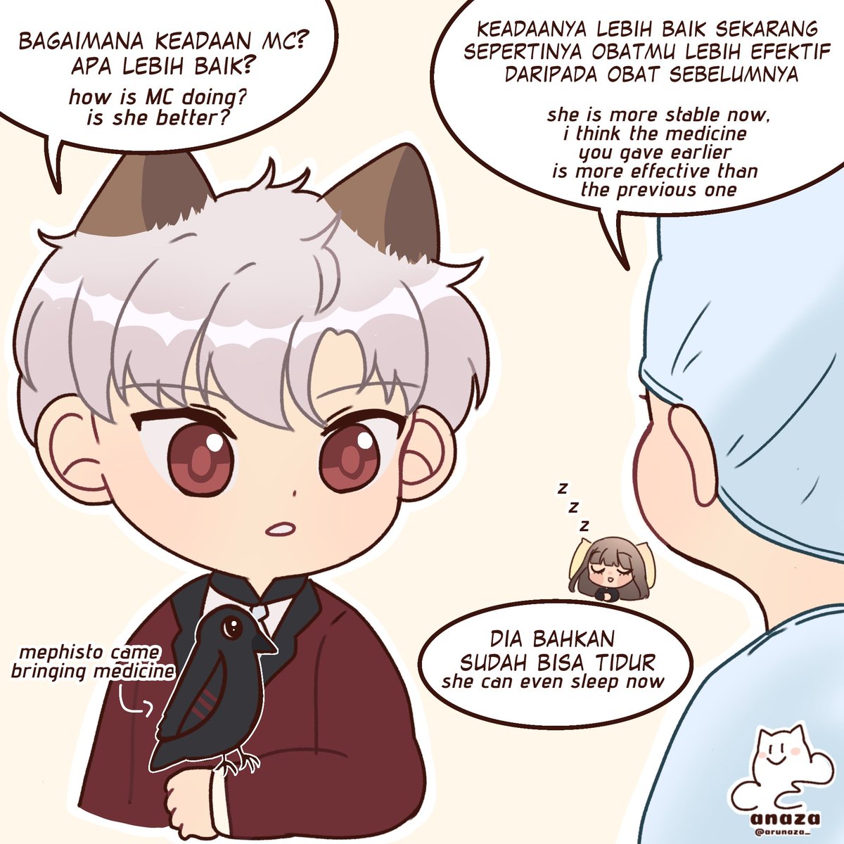 haeyanaza's tweet image. Human Caretaker 🔄 (1/2)

#恋与深空 #LoveandDeepspace  #YesCatCaretaker #Xavier #Zayne #Rafayel #Sylus