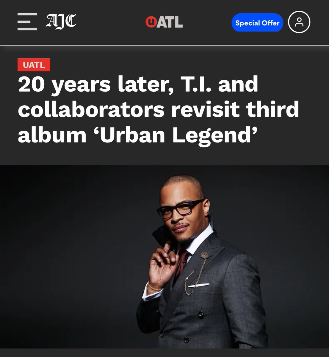 Tip's tweet photo. 🫡👑 @Journalistorian for revisiting #UrbanLegend 20 years later‼️

@ajc @itsuatl

👉🏾 https://t.co/1oPB0IBF0j https://t.co/nK42yCmW8G