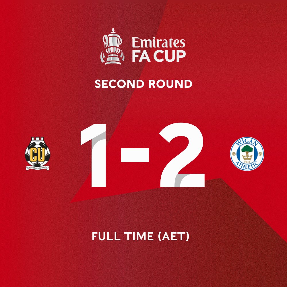 The Tics progress into the Third Round of the Emirates FA Cup. 😁 🏆

#wafc ⚪️🟢🔵