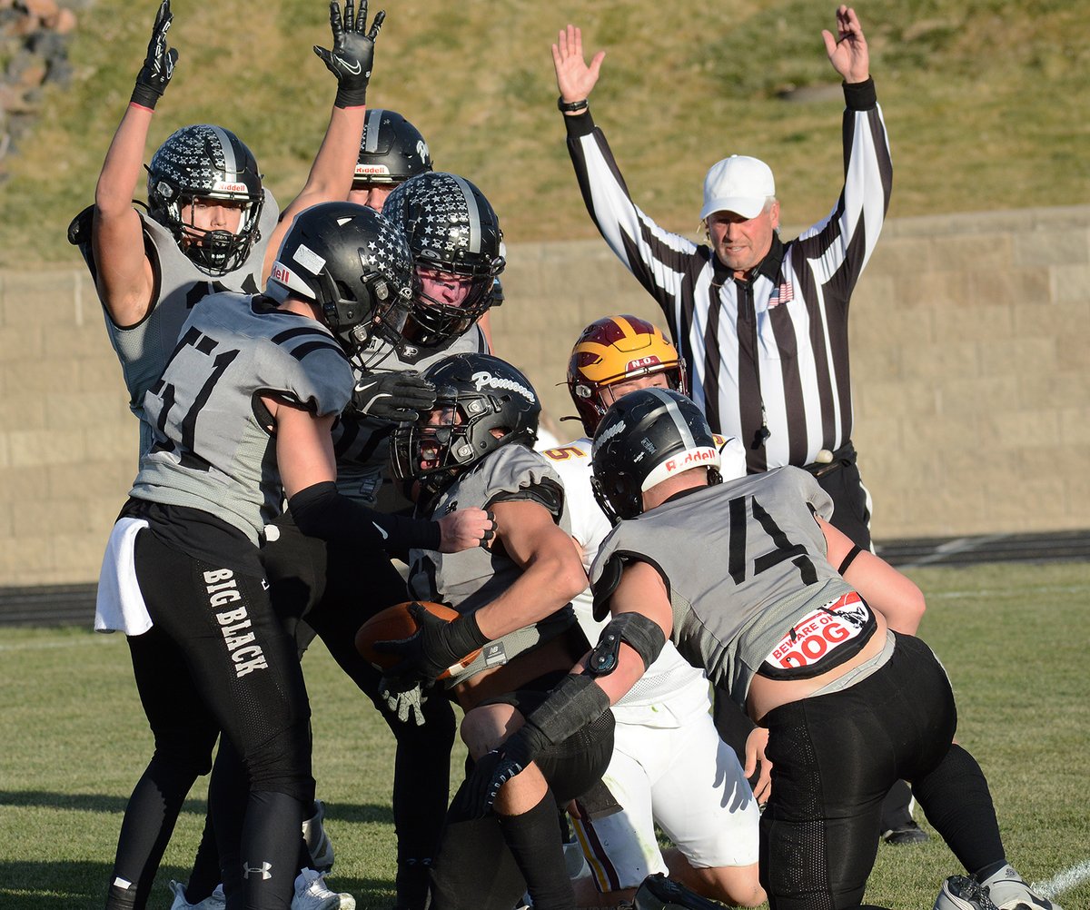 FOOTBALL
3A STATE SEMIFINALS
Good luck to <a href="/GMHSRamFootball/">GMHS Ram Football</a> &amp; <a href="/Pomona_AD/">Pomona Athletics and Activities</a> in their 1 pm road semifinals today.
<a href="/GMHSRams/">Green Mountain HS</a> at Thompson Valley
Pomona at Mead
#copreps