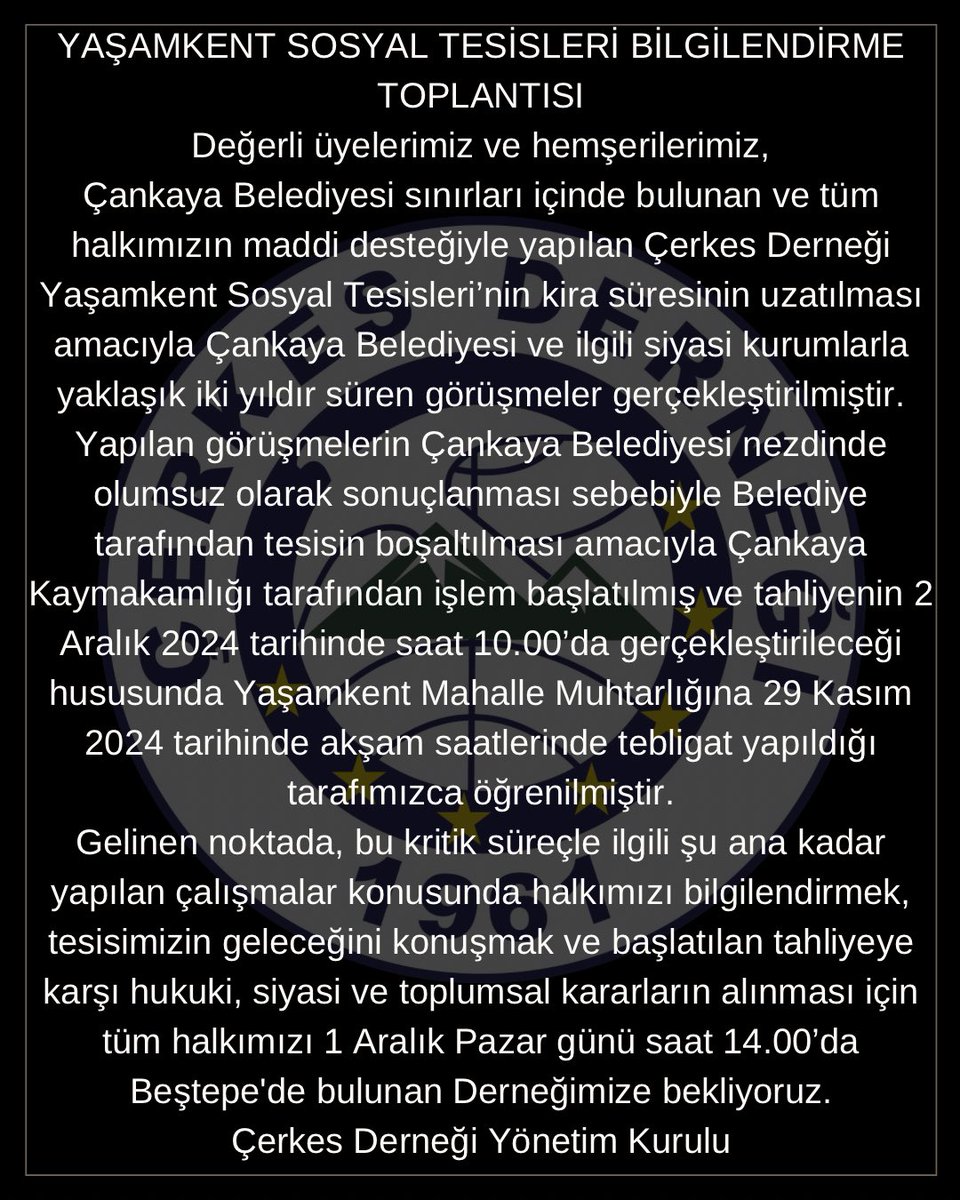 Ankara Çerkes Derneği (@cerkesdernegi) on Twitter photo 