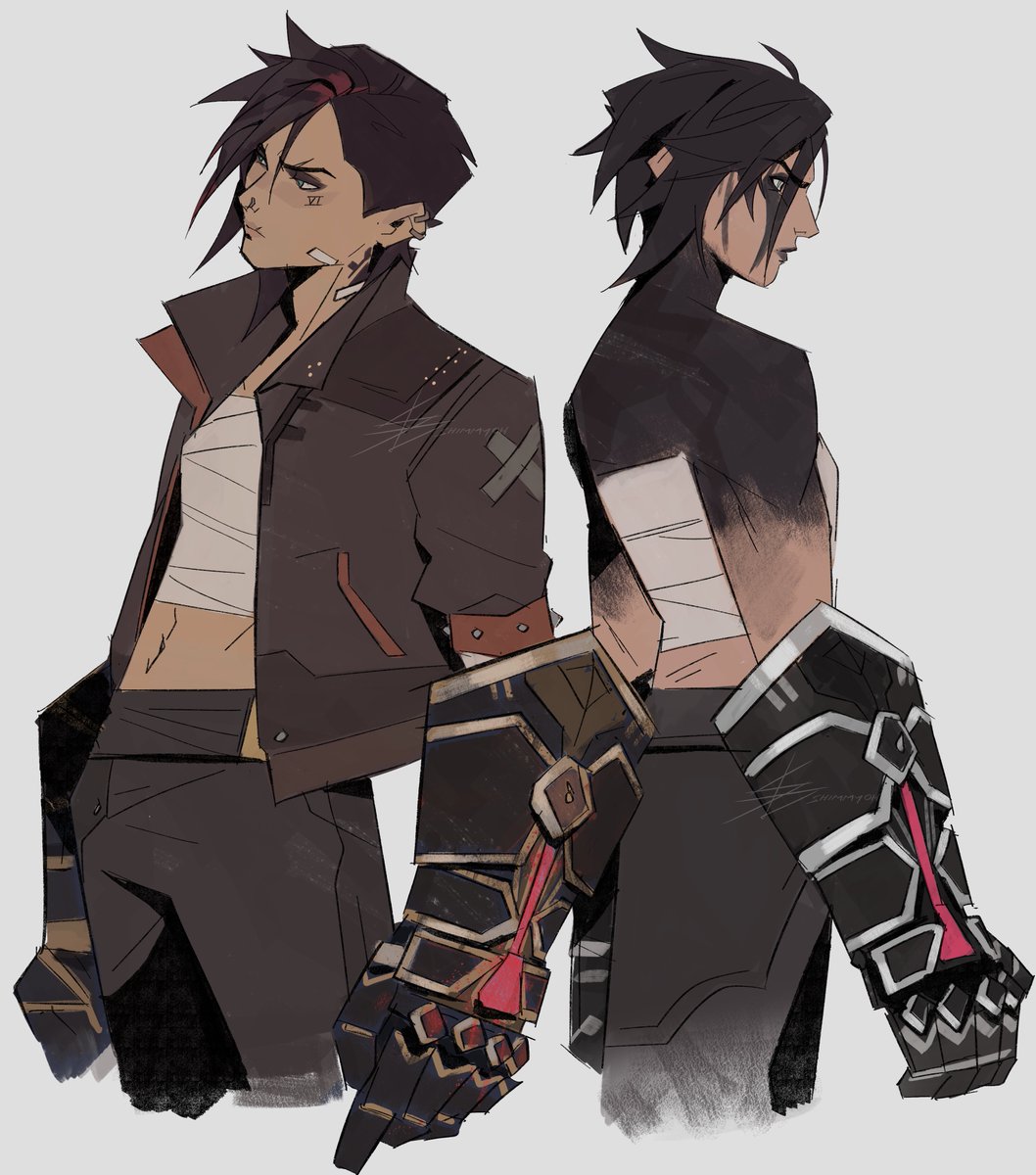ShimmyOh_'s tweet image. edgy ahh #Arcane #ArcaneSeason2 #vi