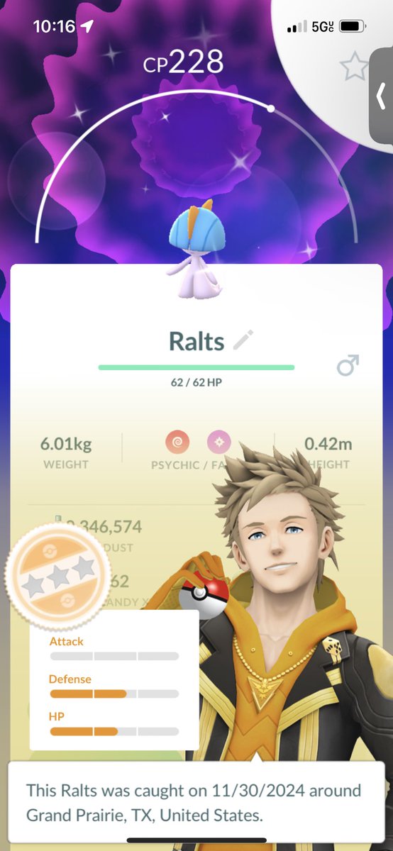 Daily incense with another shiny! ✨ #PokemonGO