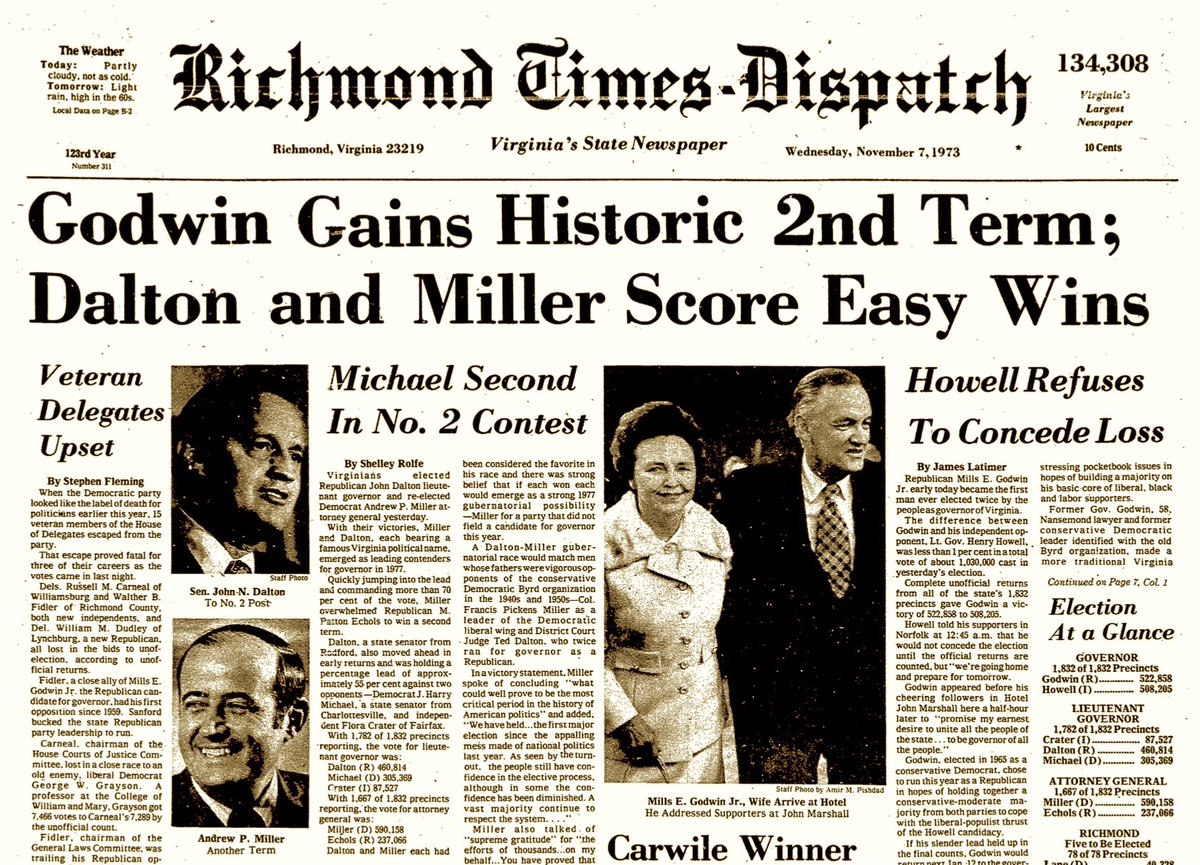 Why do people call the 1973 election for governor “Armageddon?” Frank Atkinson joins us to explain how this election realigned Virginia politics 

podcasts.apple.com/us/podcast/pod…