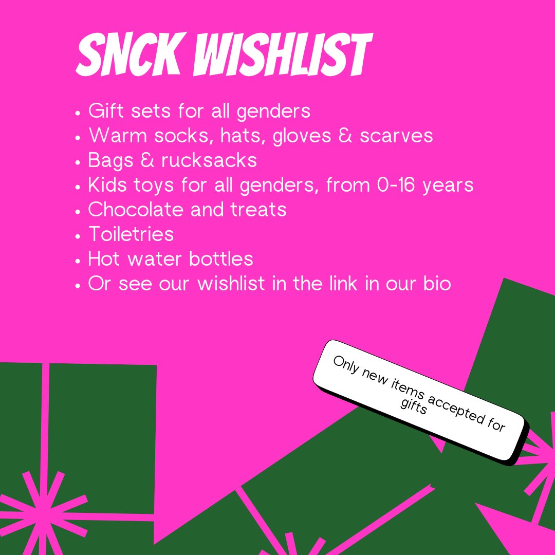 Some of the ways you can support our community at Christmas:
1. Donate a gift for a guest
2. Donate to our emergency fund, to makes sure people in crisis get what they need all year
3. Set up a direct debit to help futureproof us
4. Donate food for our Christmas dinner &amp; foodbank