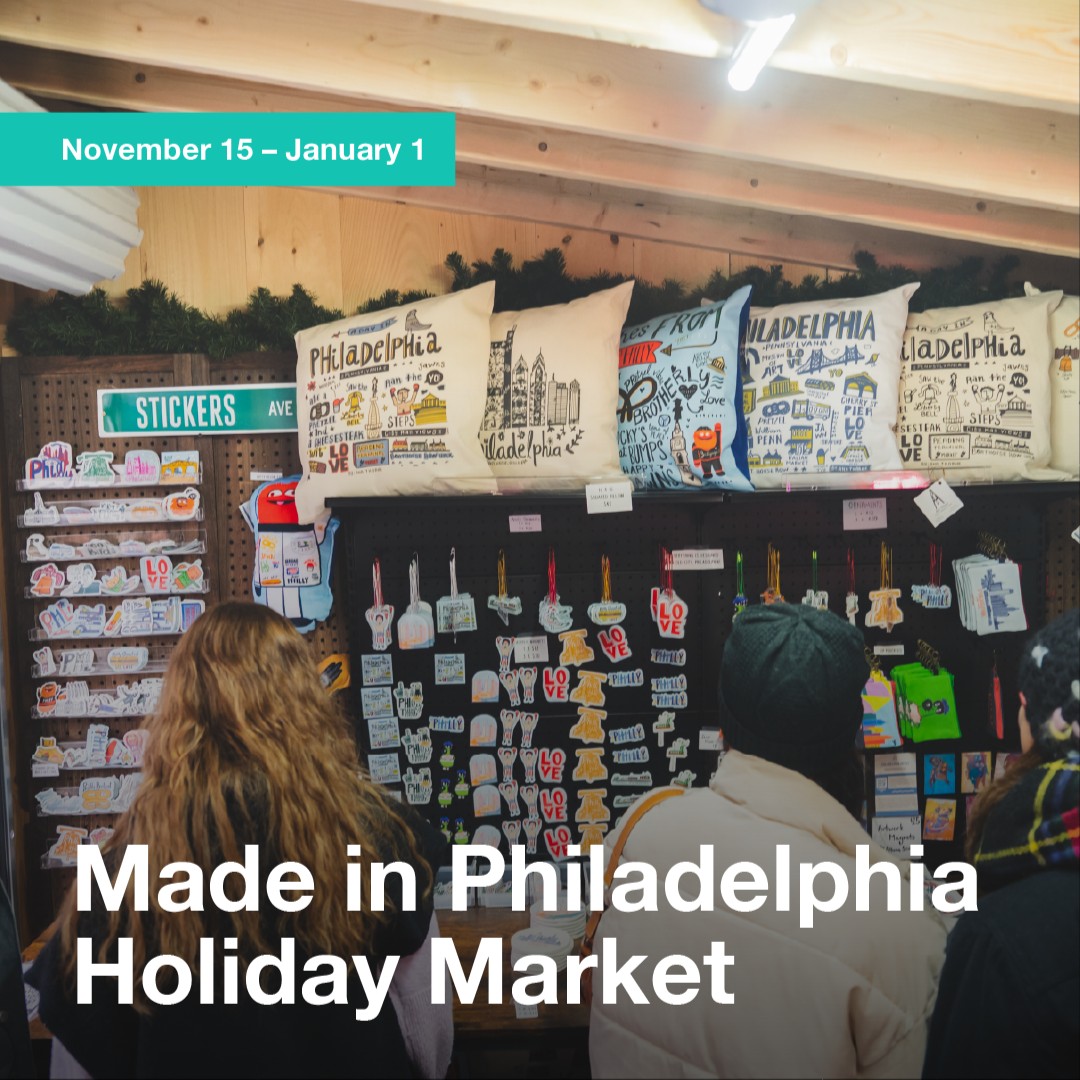 ccdphila's tweet photo. Join us this #SmallBusinessSaturday at the Made in Philadelphia Holiday Market in #DilworthPark! Explore locally made crafts, treats, and more. Find the full list of merchants at https://t.co/C6w3X1XsaT. #CCDParks #ShopCCD π βοΈ https://t.co/0Zsz69nRjW