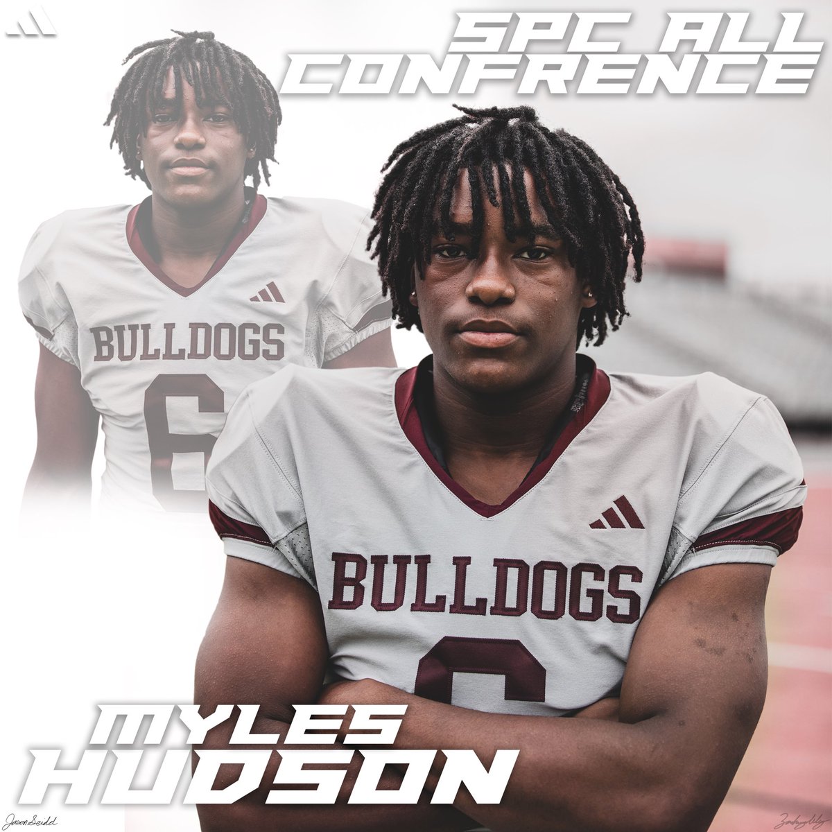 FBCoachSeidel's tweet photo. Congratulations @myleshudson18 on being named to the SPC All Conference Team!!! Over 120 tackles on the season, and holds multiple offers!!! I’ve enjoyed watching you play this season!!! Your future is definitely bright!!! https://t.co/SID5KAqfkg