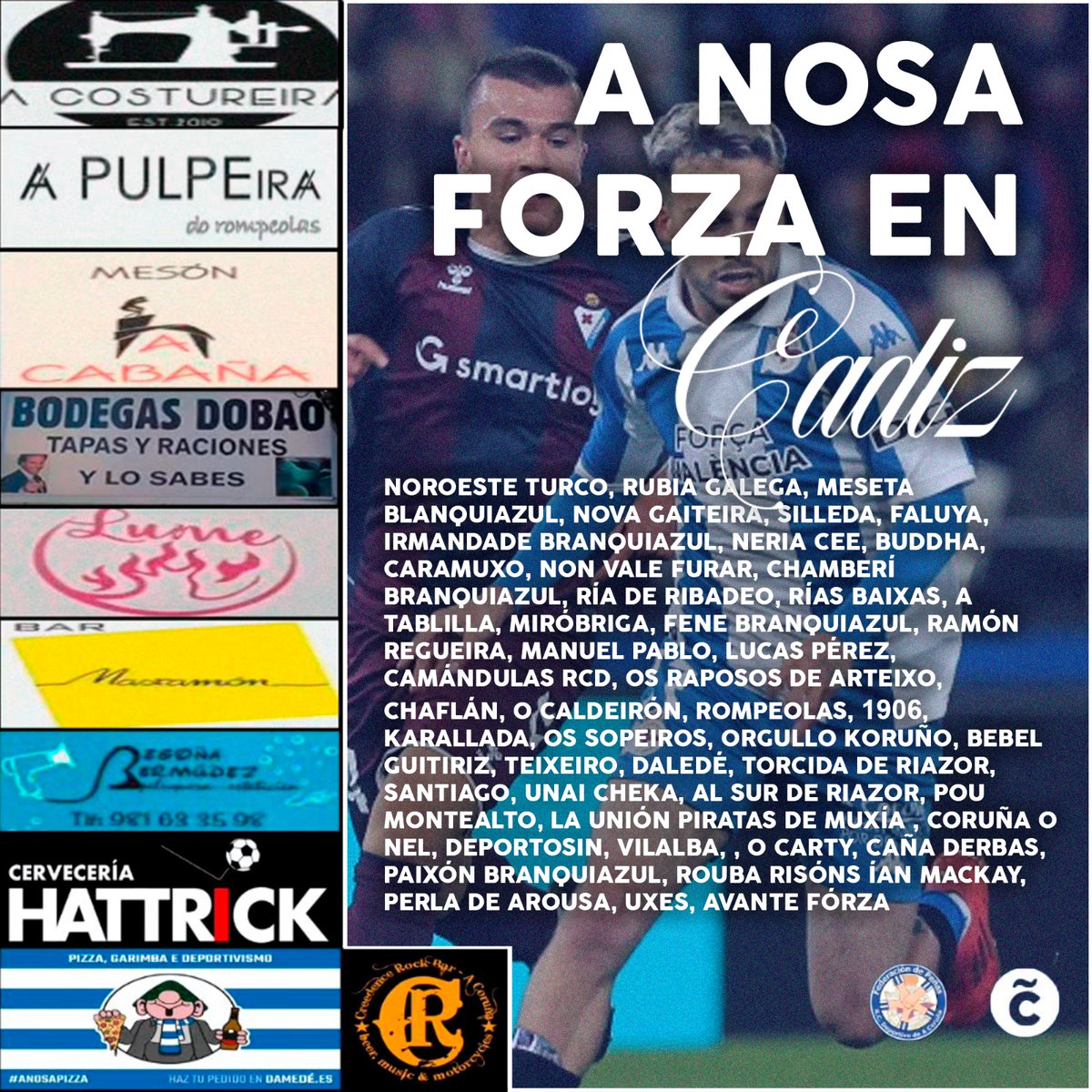 fpdeportivistas's tweet photo. #ANosaForza https://t.co/xorxriifL2