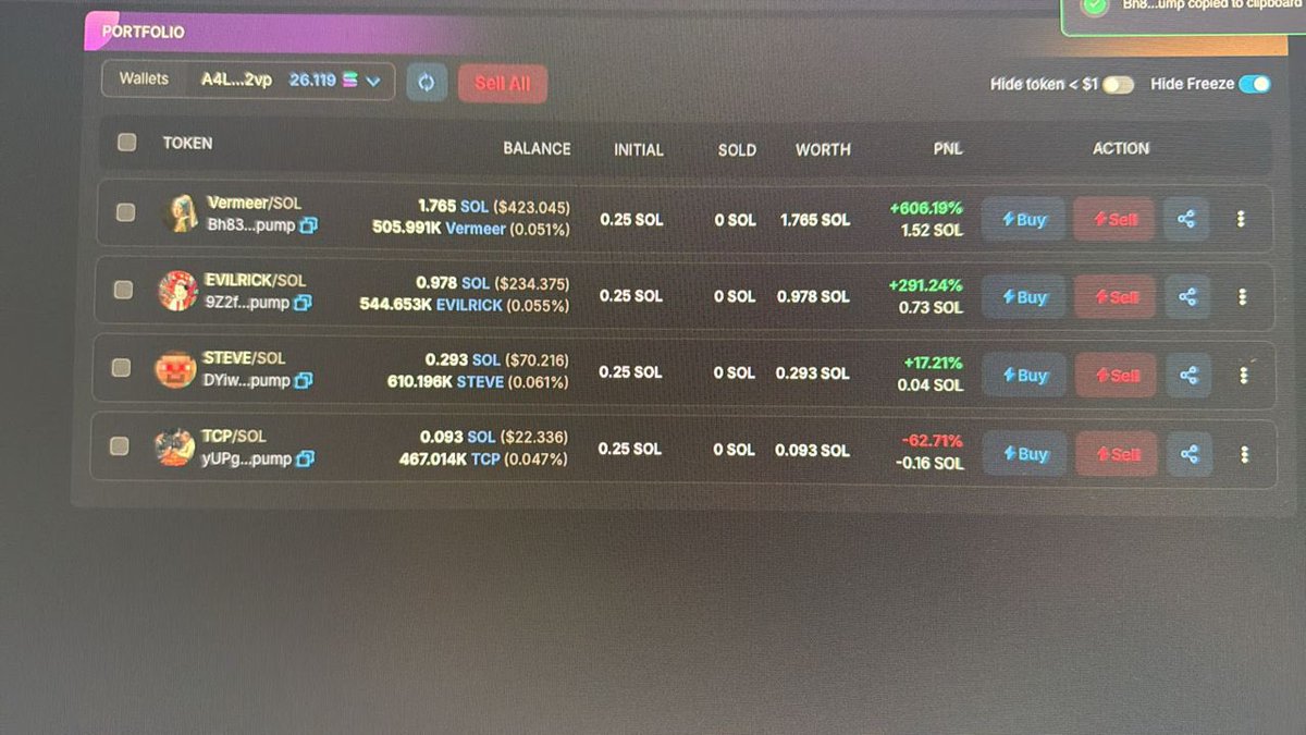 When1102's tweet photo. That’s how we go today with a bet of $0.25 sol https://t.co/AYNWncT4Lg