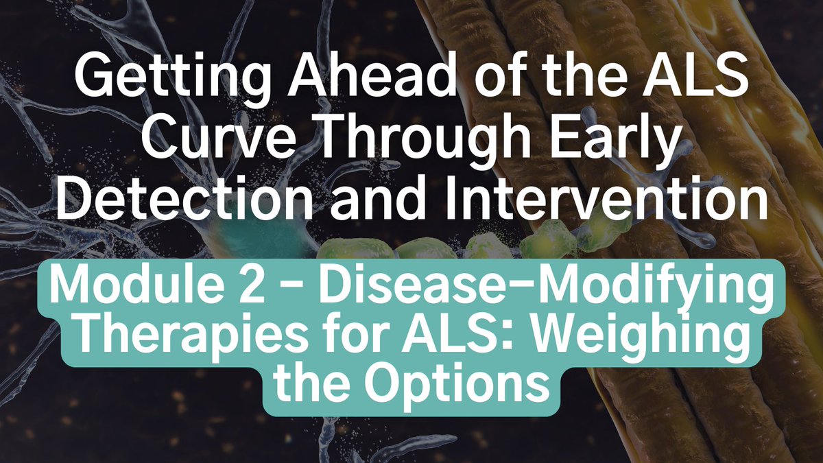 i3health's tweet image. What are the most promising therapies for slowing ALS? Our latest podcast with Dr. Paganoni provides expert guidance on weighing treatment options for ALS patients. Perfect for all healthcare providers—start today: bit.ly/3KCoCvF

 #ALSTherapy #HealthcarePodcast