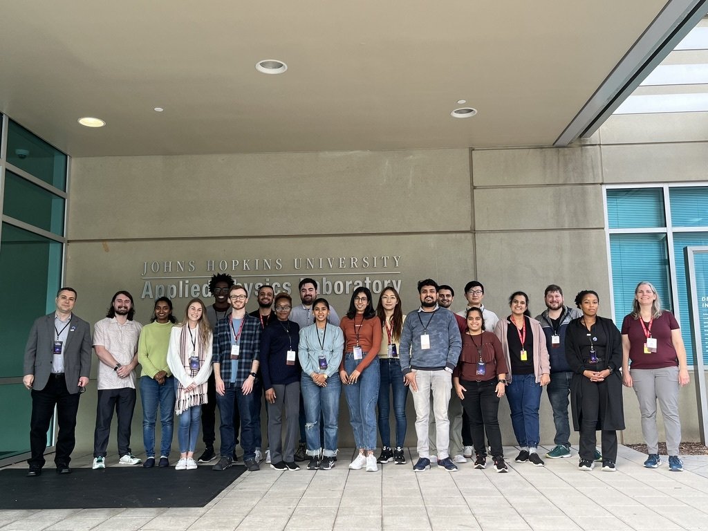 kapragha's tweet photo. Two memorable visits at The Johns Hopkins University Applied Physics Laboratory @JHUAPL ! First, for the May 2024 Superstorm Workshop, a few weeks later the CGS Community Workshop.  #GeospaceStorms https://t.co/fEuMCcOzGz