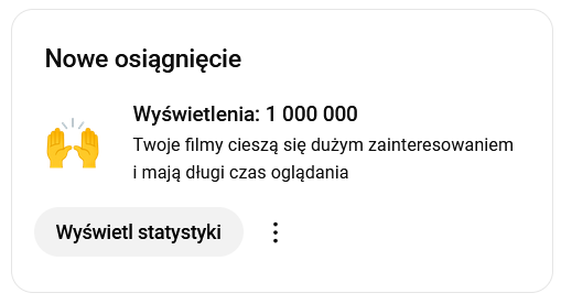 Luke__Ros's tweet photo. https://t.co/gKbmeA9iVE

Milion wyświetleń na kanale "Prawo Lektor" na YouTube 🙂

*
 
A million views on the "Prawo Lektor" channel on YouTube 🙂

#prawo
#law
#historia
#history
#YT
#PL
#YouTube
#milion
#wyświetlenia
#views
#kanał
#edukacja
#education 
#prezentacja
#presentation https://t.co/z1mrwgc4Bl