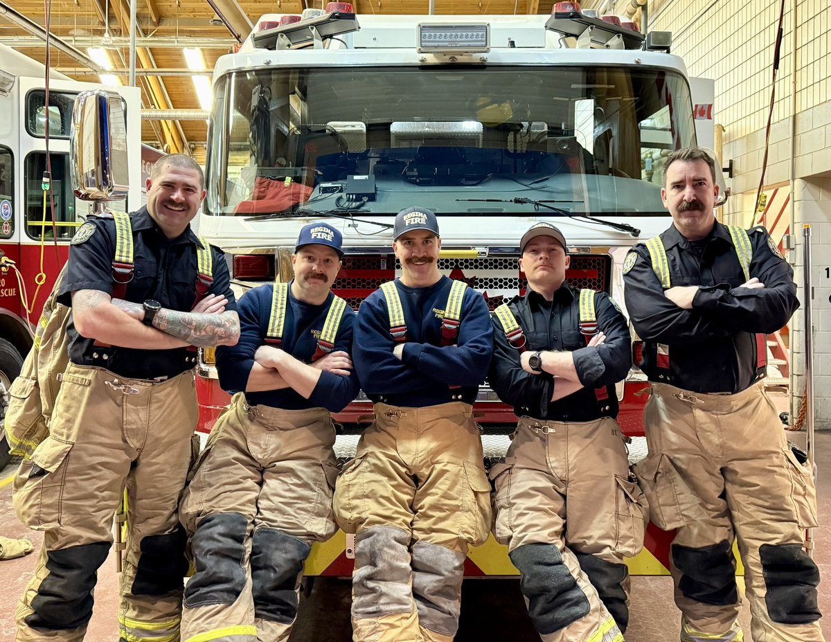 IAFF181's tweet photo. 15 years of growing MO…As fire fighters, we are at higher risk for health concerns related to several types of cancers, mental health injuries &amp; cardiac episodes - the latter of which took the life of one of our own, far too soon this past spring. This is why we MO. #Movember https://t.co/fW17Dt9h50